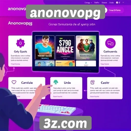 Exploração das principais funcionalidades do site anonovopg